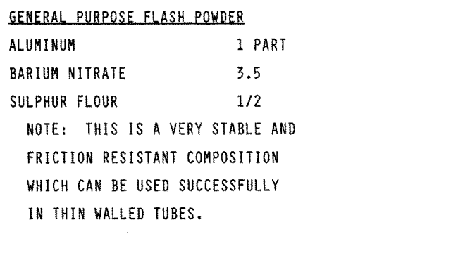 Bariumnitraat flash