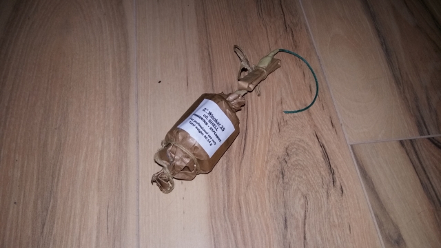 2" canister shell, before shooting winokur 25